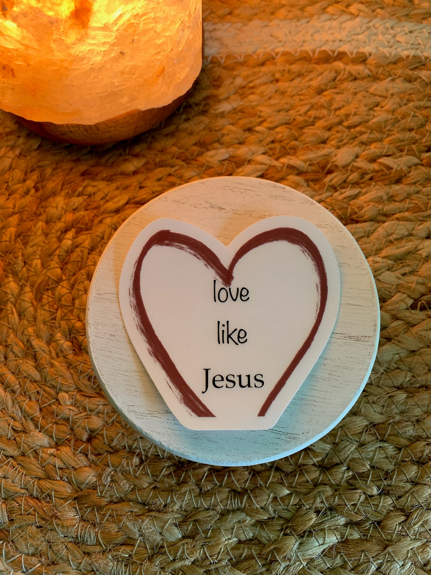 Love like Jesus Sticker, Laptop Sticker, Water Bottle Sticker